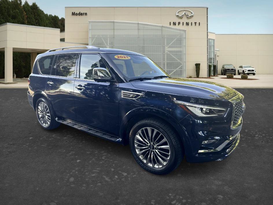 Certified 2021 INFINITI QX80 Sensory w/ Cargo Package AWD/4WD image 3