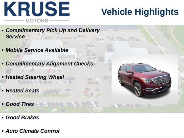 Used 2017 GMC Acadia Denali w/ Technology Package AWD/4WD image 10