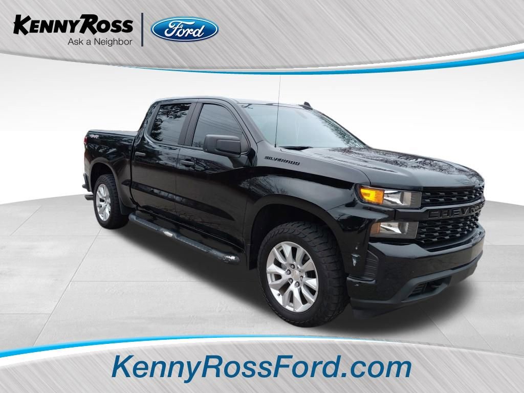 Used 2021 Chevrolet Silverado 1500 Custom w/ LPO, Dark Essentials Package