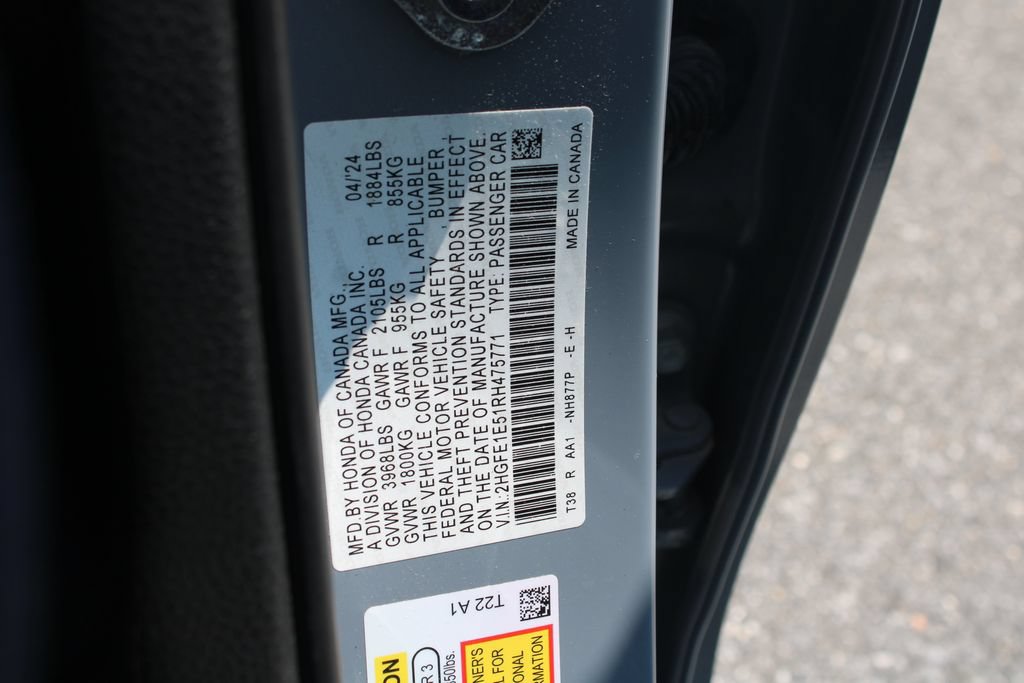 Certified 2024 Honda Civic Si image 32