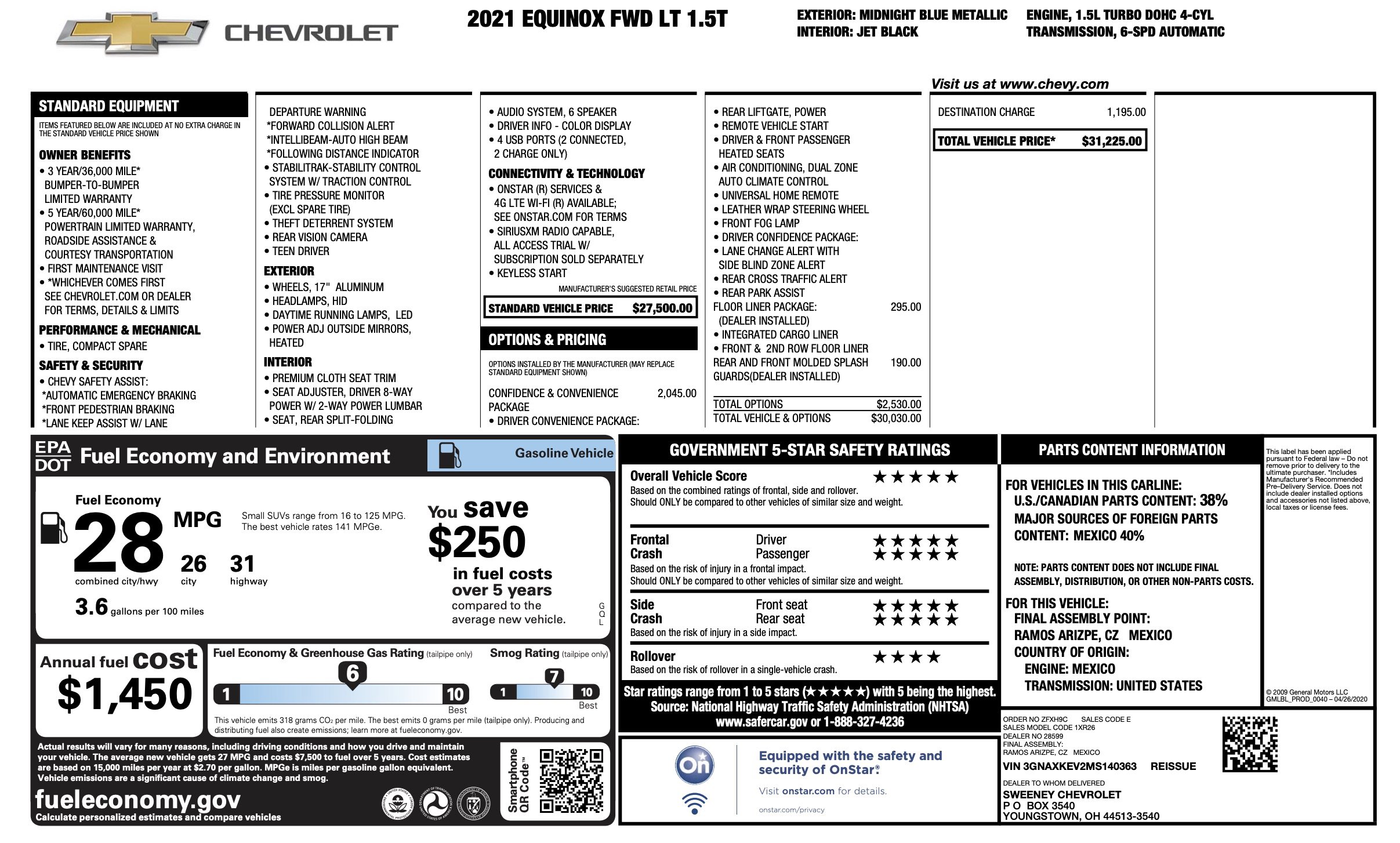 Used 2021 Chevrolet Equinox LT FWD image 5