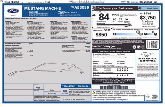 Used 2023 Ford Mustang Mach-E GT AWD/4WD image 48
