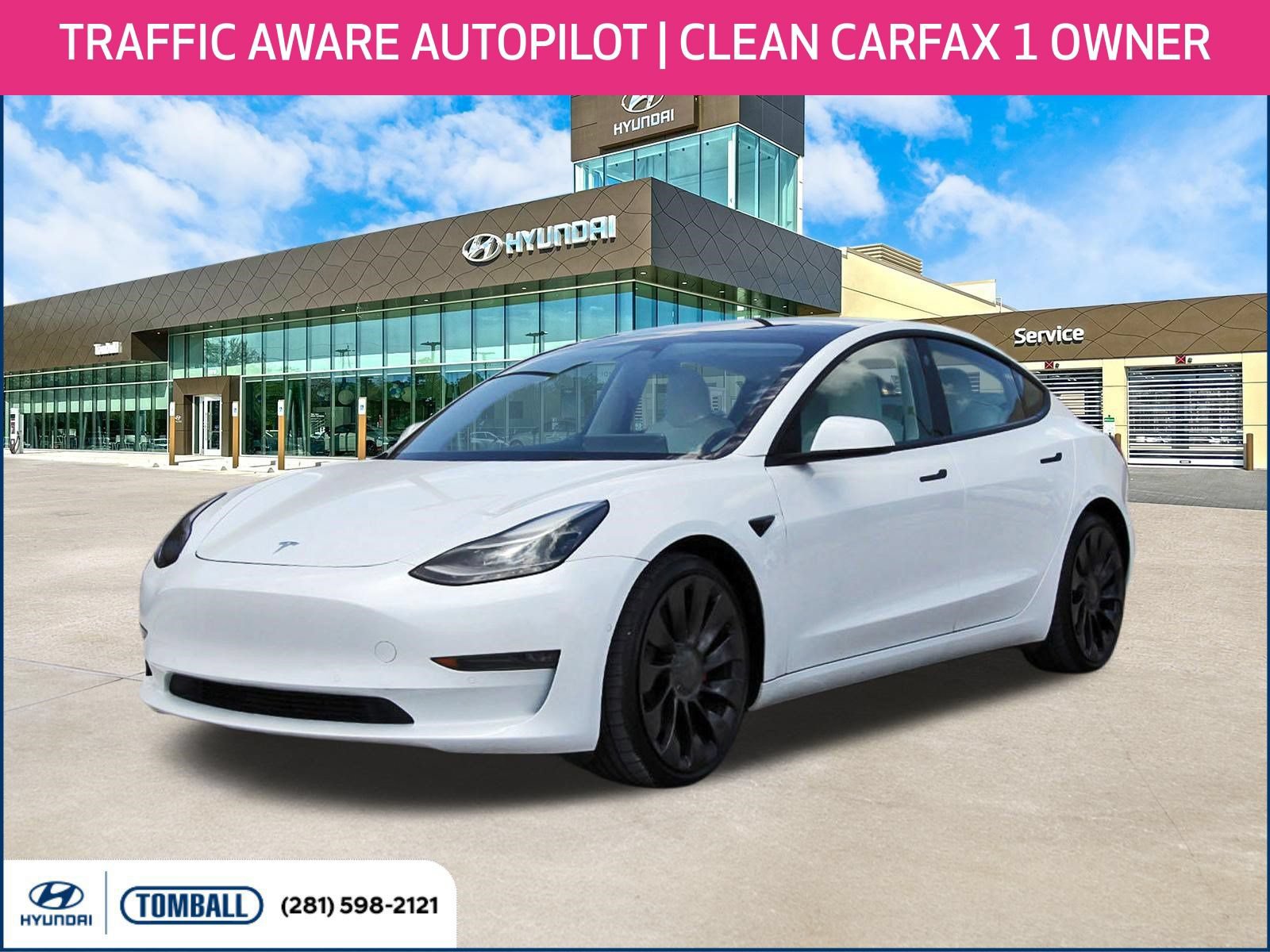 Used 2022 Tesla Model 3 Performance AWD/4WD image 1