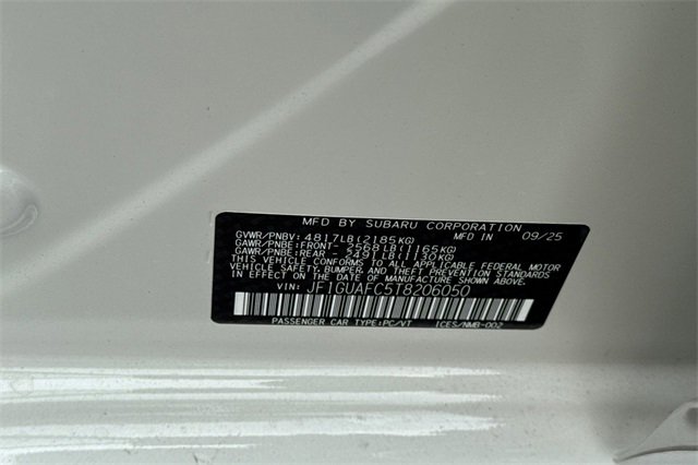 New 2026 Subaru Impreza 2.0i Sport image 23