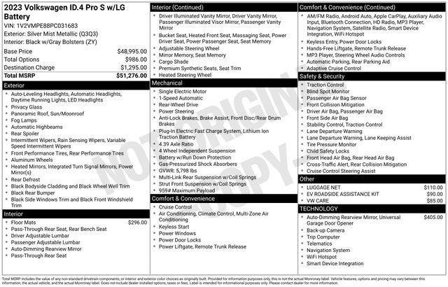 Certified 2023 Volkswagen ID.4 Pro S image 21