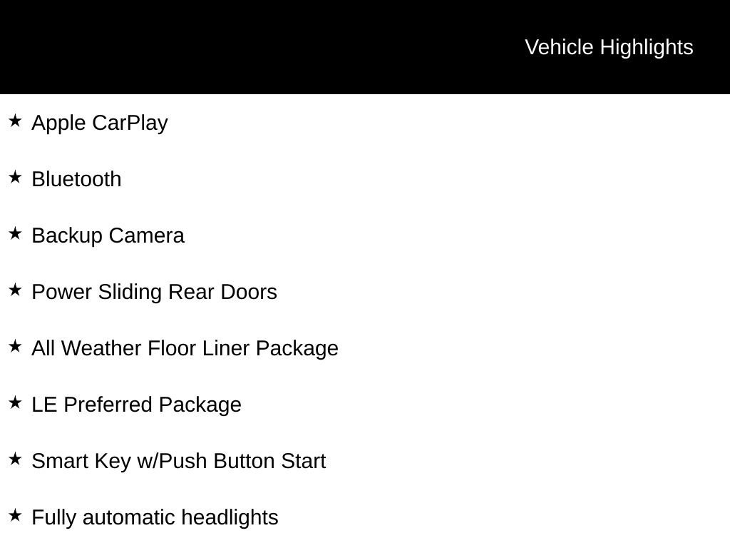Used 2019 Toyota Sienna LE w/ LE Preferred Package FWD image 3
