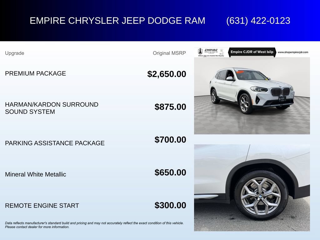 Used 2023 BMW X3 xDrive30i AWD/4WD image 6