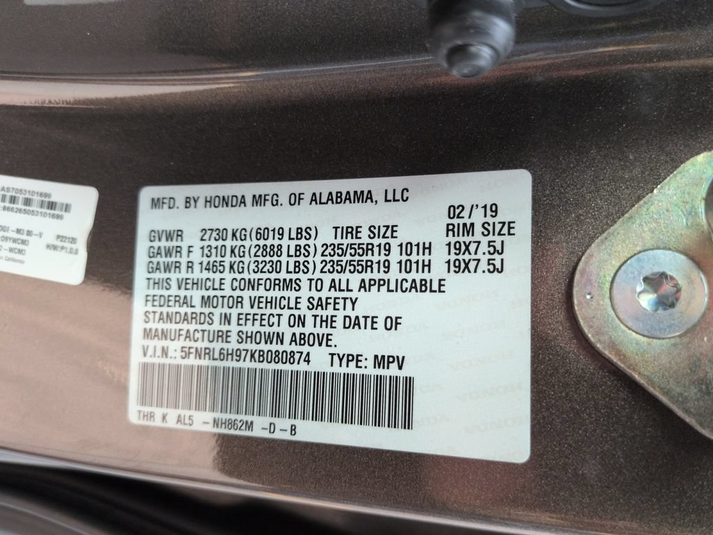 Used 2019 Honda Odyssey Elite image 34