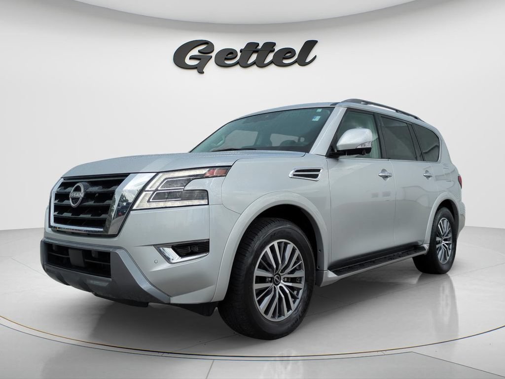 Certified 2023 Nissan Armada SL w/ Captain's Chairs Package AWD/4WD video 1