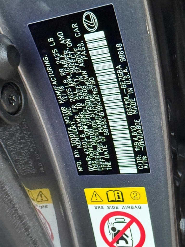 Used 2019 Lexus ES 350 image 32