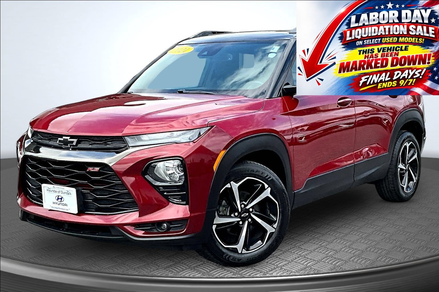Used 2021 Chevrolet TrailBlazer RS w/ Sun and Liftgate Package