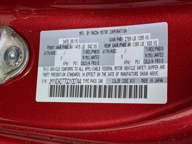 Used 2016 MAZDA MX-5 Miata Grand Touring RWD image 28