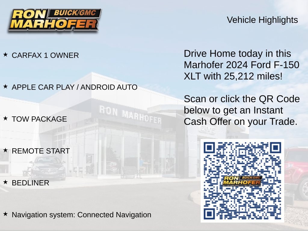 Used 2024 Ford F150 XLT w/ Equipment Group 302A MID AWD/4WD image 14