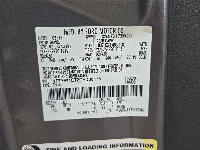 Used 2013 Ford F150 Platinum AWD/4WD image 16