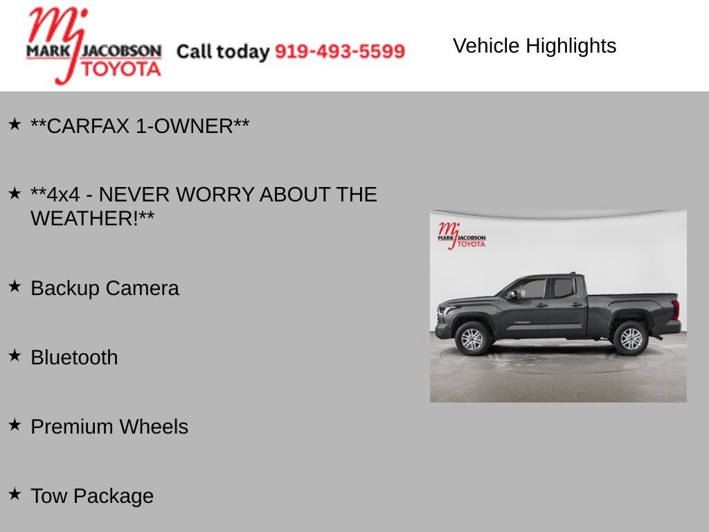Used 2024 Toyota Tundra SR5 w/ SR5 Premium Package AWD/4WD image 7