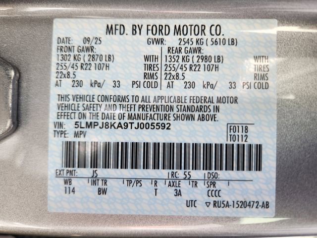 New 2026 Lincoln Nautilus Reserve w/ Jet Appearance Package image 24