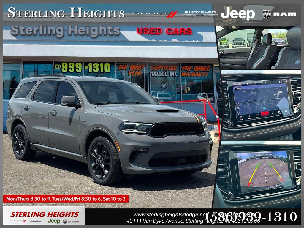 Used 2022 Dodge Durango R/T w/ Hemi Orange Plus Package