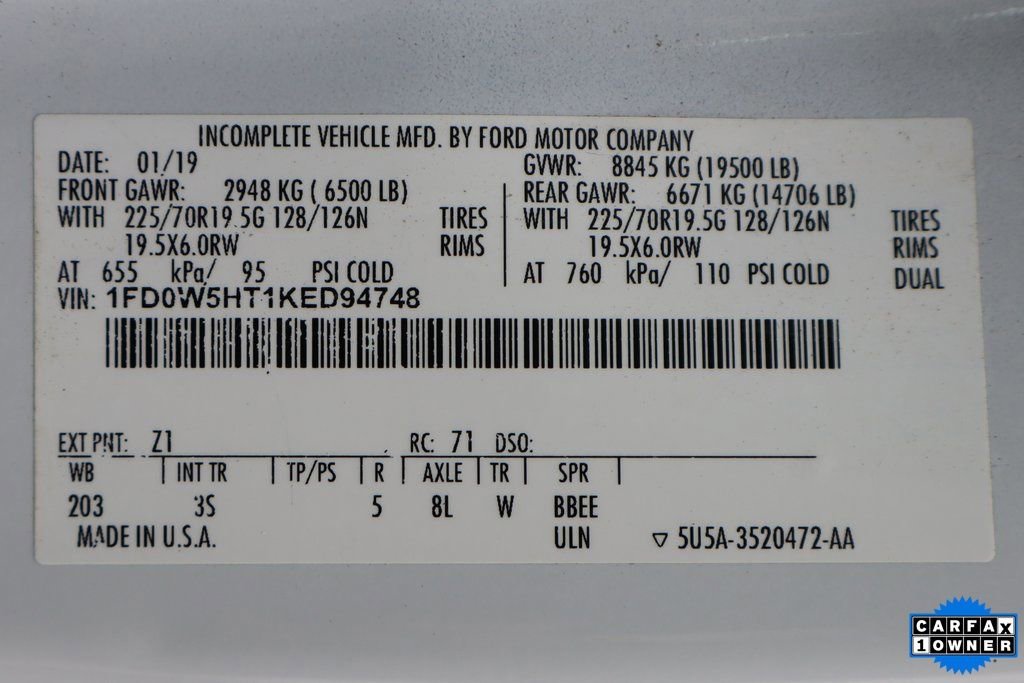 Used 2019 Ford F550 4x4 Crew Cab Super Duty image 57