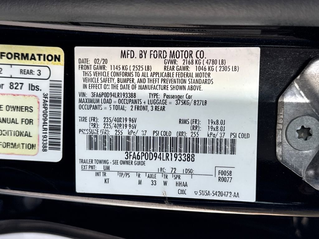 Used 2020 Ford Fusion Titanium image 30