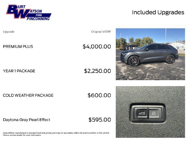 Used 2019 Audi Q8 Premium Plus w/ Premium Plus AWD/4WD image 4