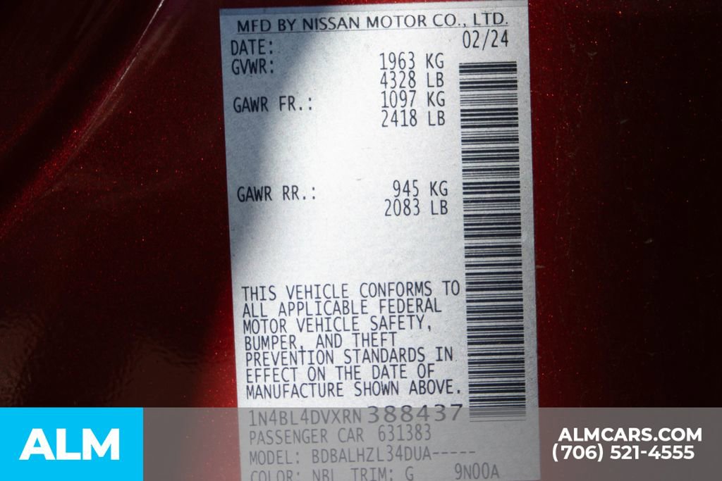 Used 2024 Nissan Altima 2.5 SV image 15