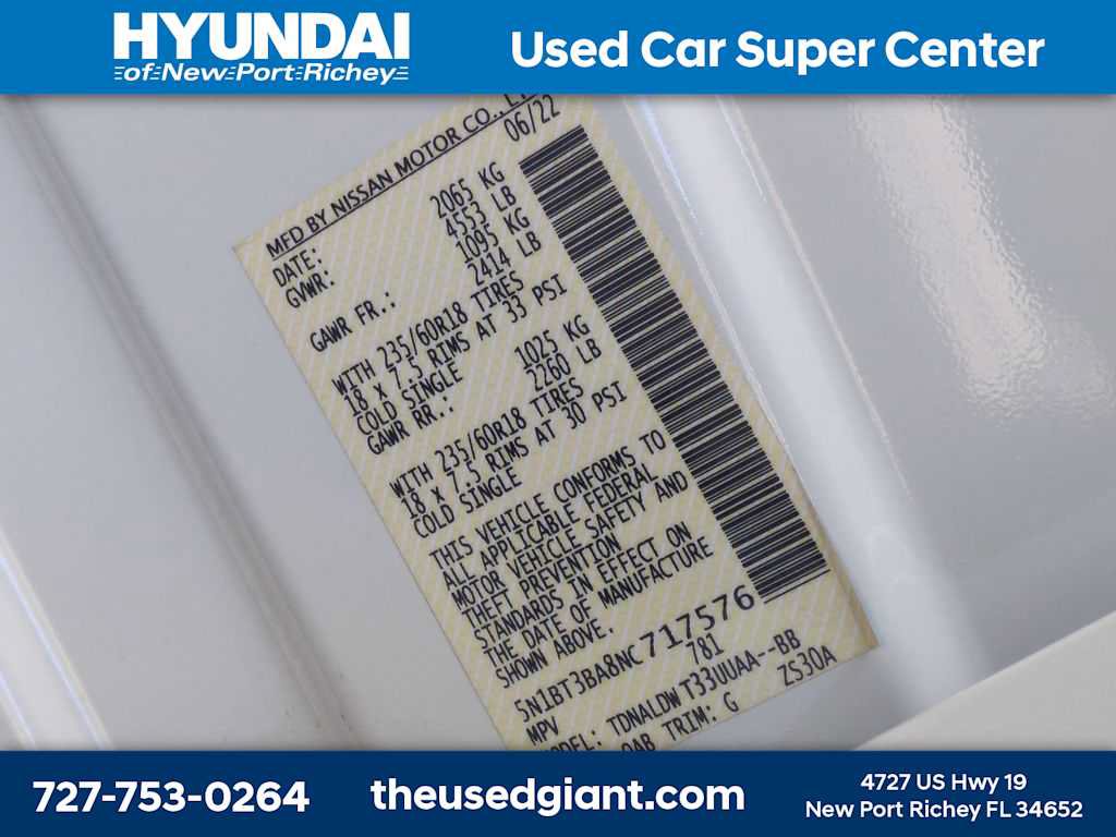Used 2022 Nissan Rogue SV w/ SV Premium Package FWD image 35