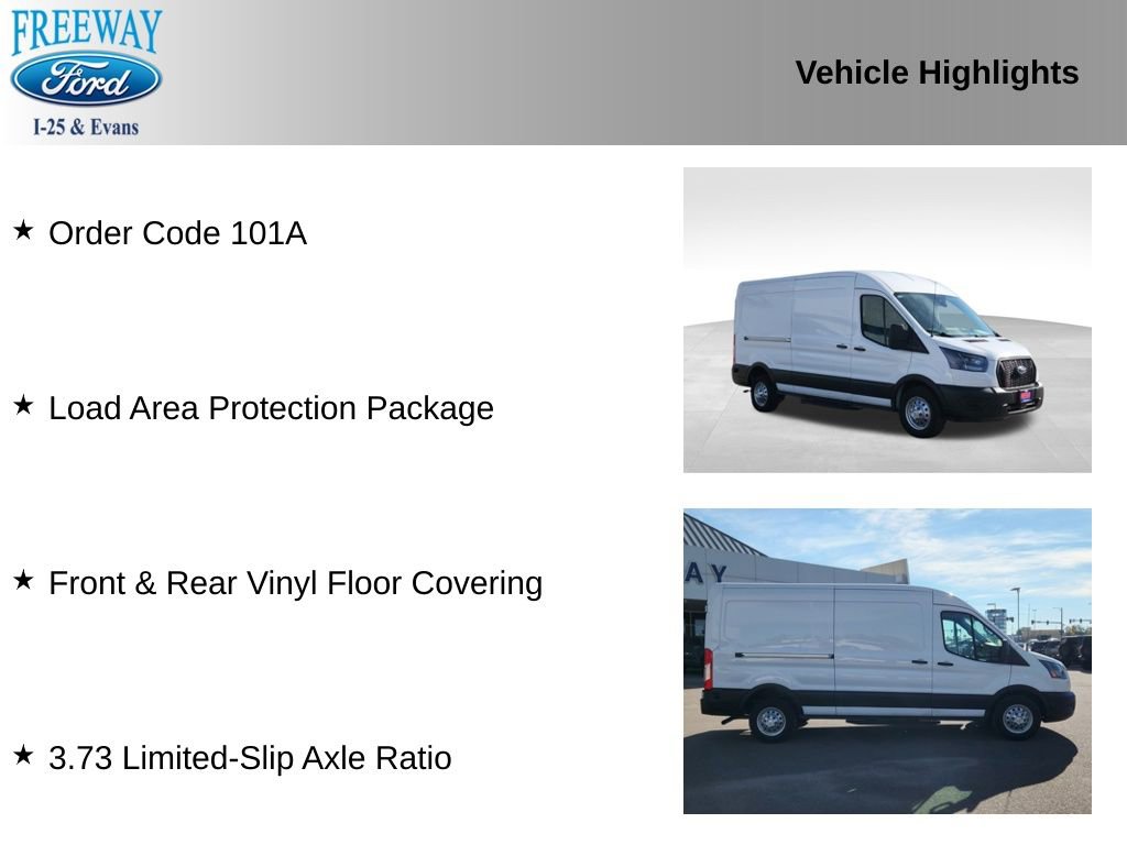 Used 2024 Ford Transit 150 148 Medium Roof AWD w/ Load Area Protection Package image 2