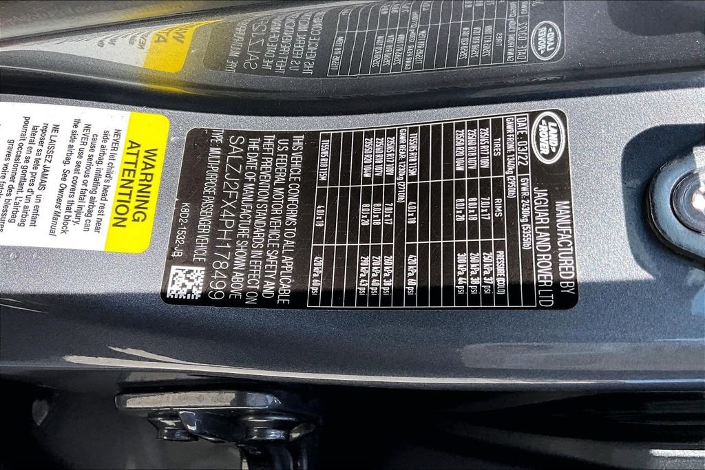 Used 2023 Land Rover Range Rover Evoque S image 43