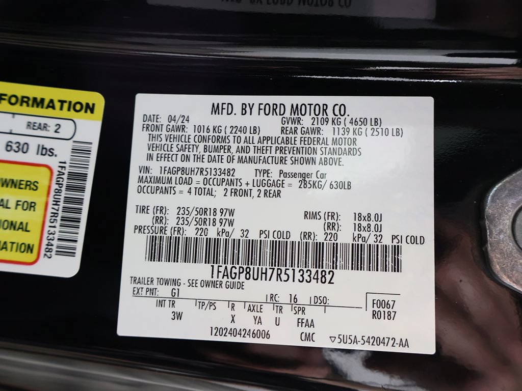 Used 2024 Ford Mustang Premium RWD image 51