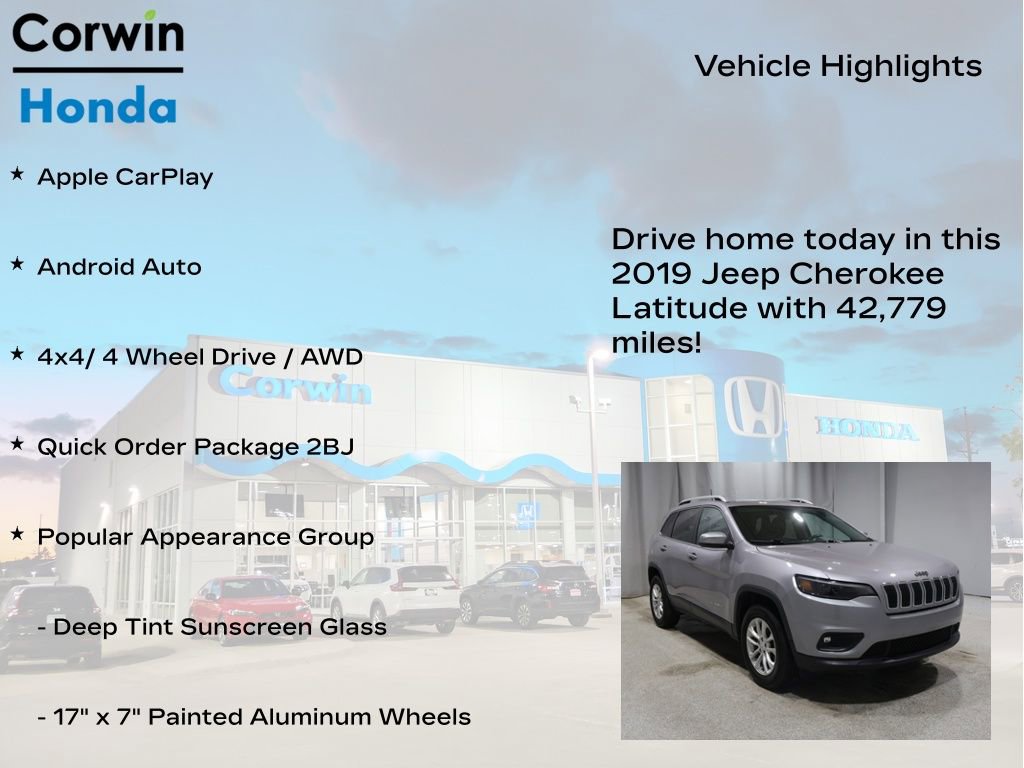 Used 2019 Jeep Cherokee Latitude w/ Popular Appearance Group image 6