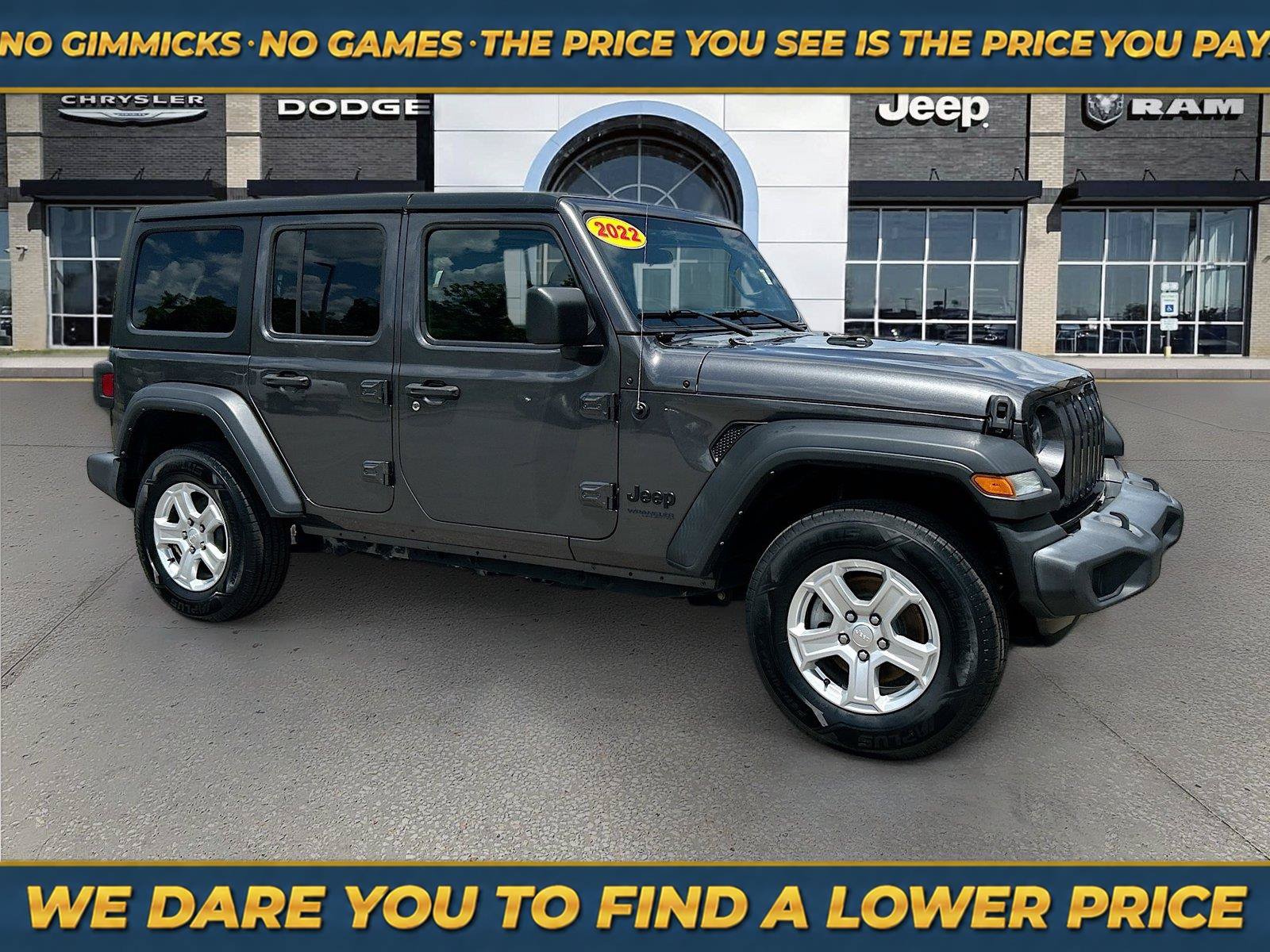 Used 2022 Jeep Wrangler Unlimited Sport