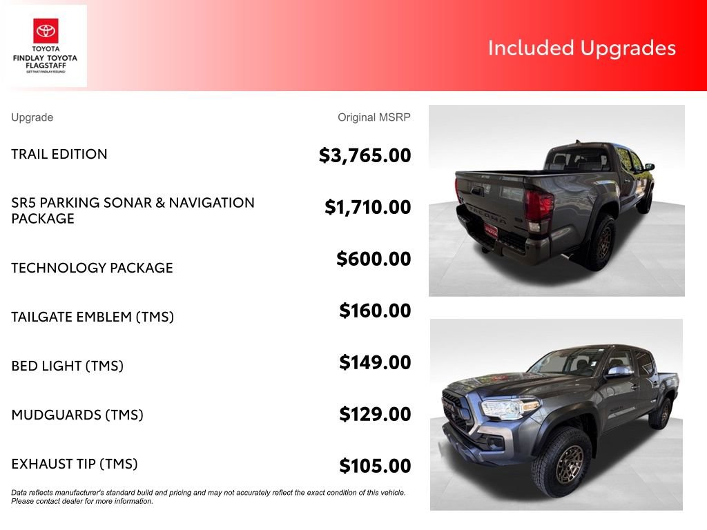 Certified 2023 Toyota Tacoma 4x4 Double Cab w/ Trail Edition image 6
