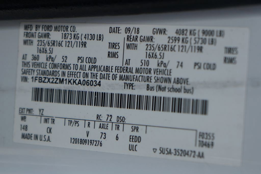 Used 2019 Ford Transit 350 XLT image 46