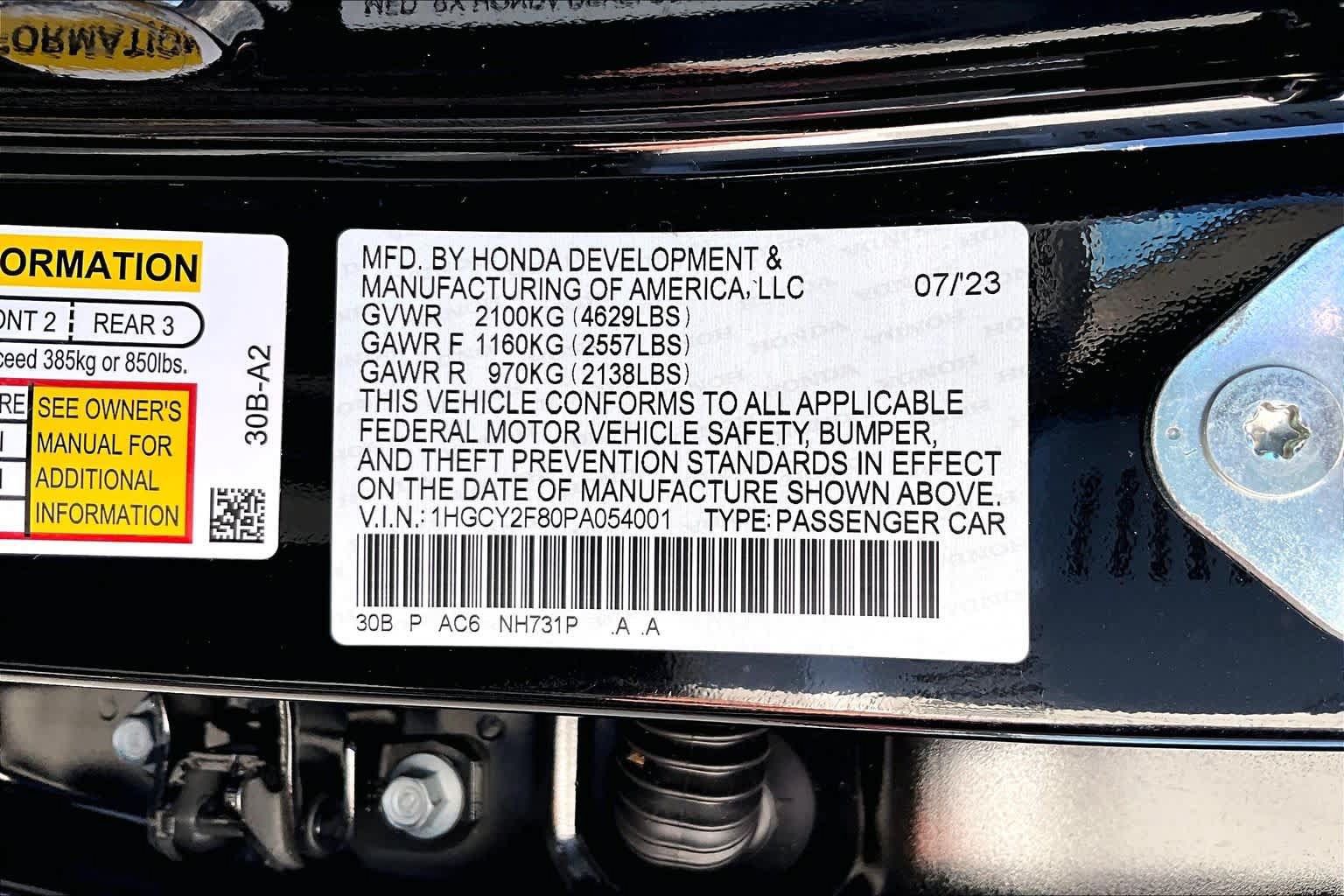 Used 2023 Honda Accord Touring image 35
