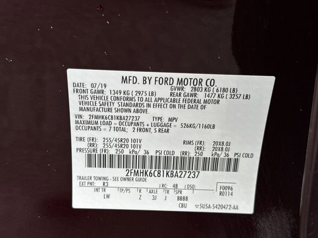 Used 2019 Ford Flex SEL w/ Equipment Group 202A AWD/4WD image 34