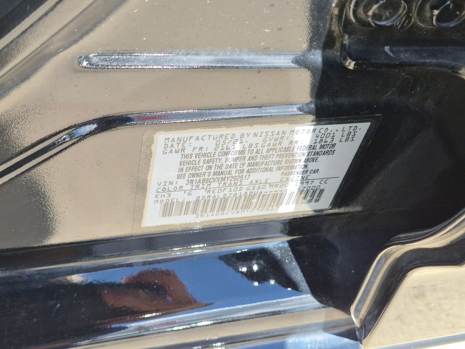 Certified 2021 Nissan Sentra SV FWD image 42