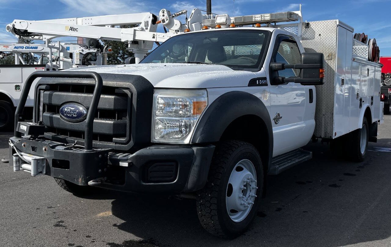 Used 2012 Ford F550 4x4 Regular Cab Super Duty w/ Payload Upgrade Pkg image 3
