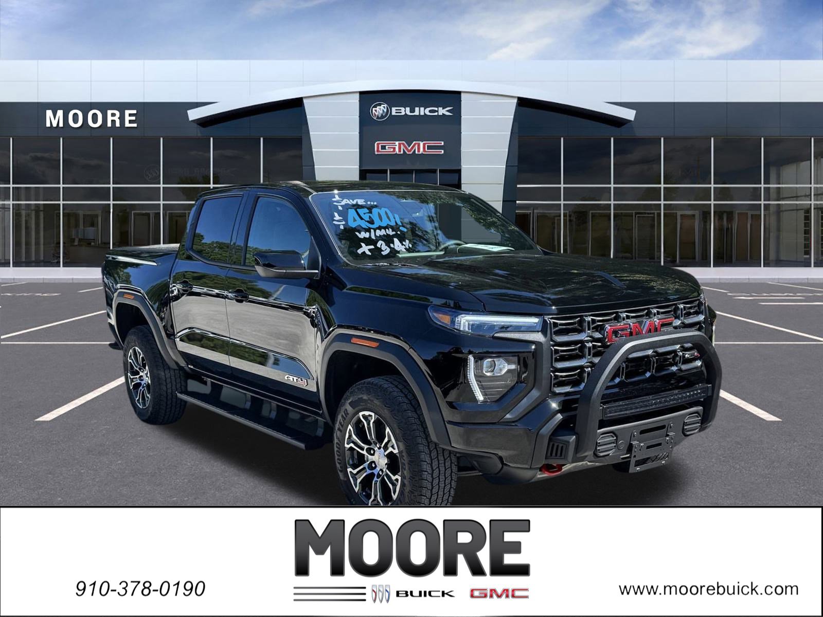 New 2025 GMC Canyon AT4 w/ Off-Road Front Bumper Package