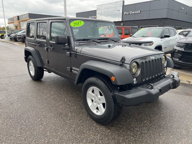 Certified 2017 Jeep Wrangler Unlimited Sport w/ Quick Order Package 24S AWD/4WD image 1