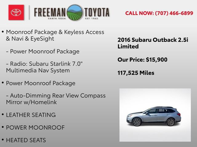 Used 2016 Subaru Outback 2.5i Limited image 5