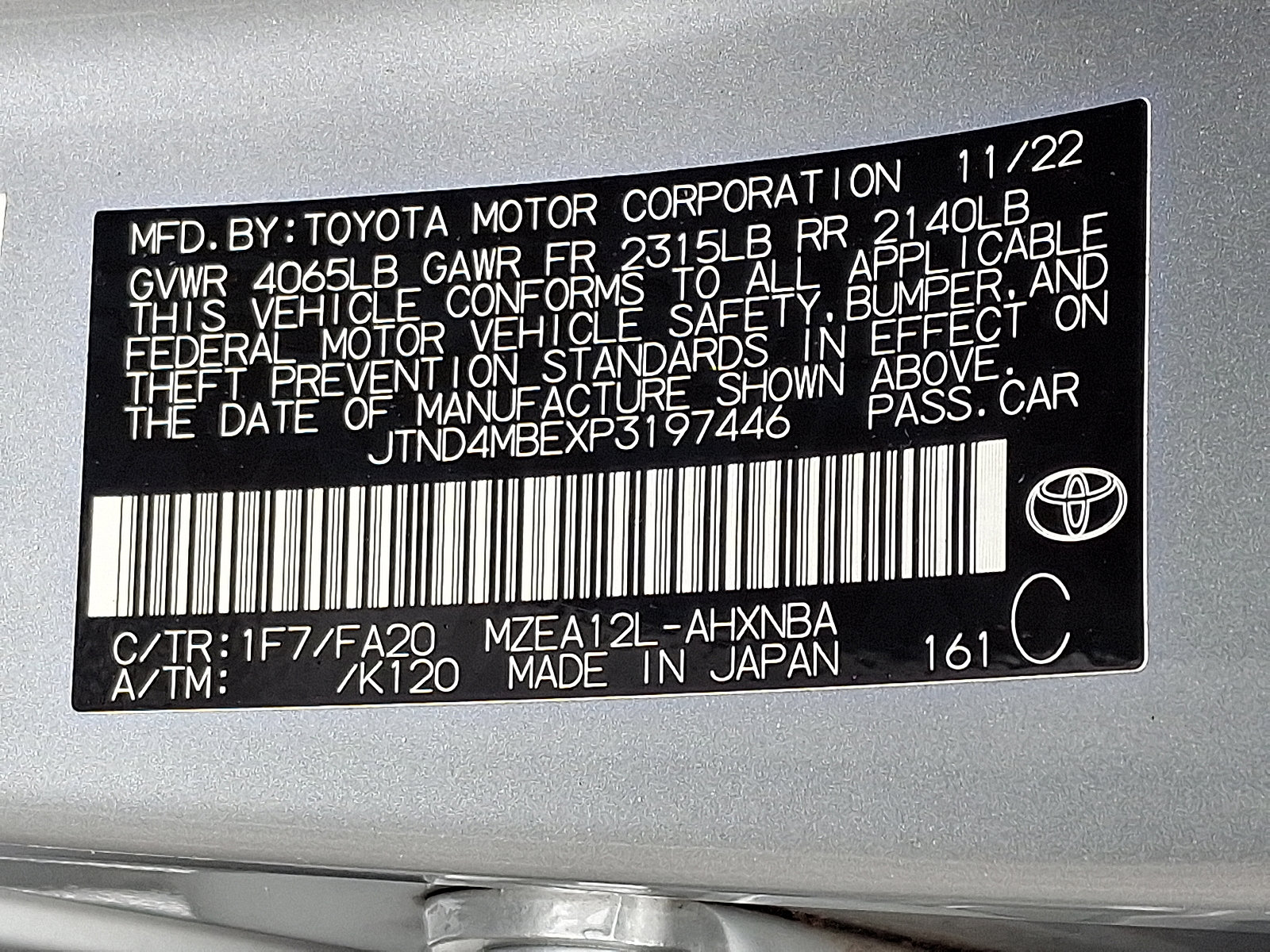 Certified 2023 Toyota Corolla SE w/ Carpet Mat Package (TMS) image 27