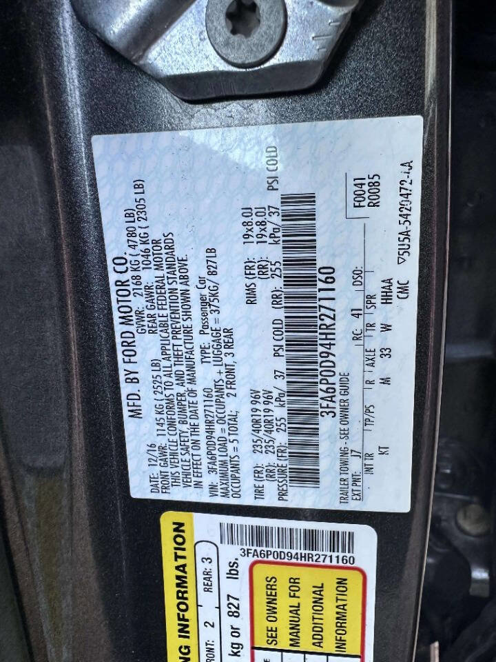 Used 2017 Ford Fusion Titanium image 41