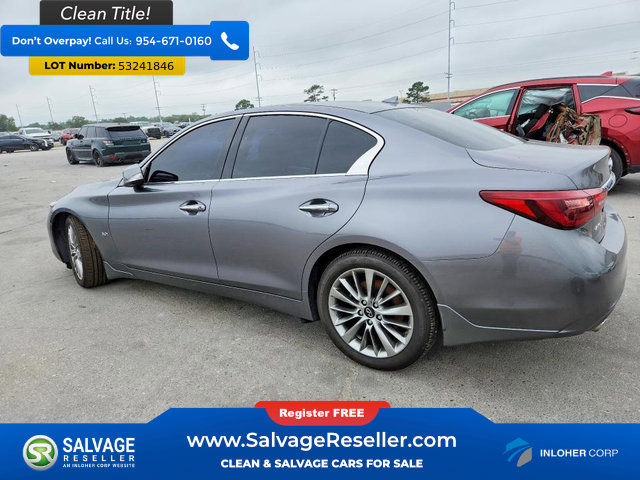 Used 2019 INFINITI Q50 Luxe w/ Essential Package (3.0T Luxe) AWD/4WD image 3