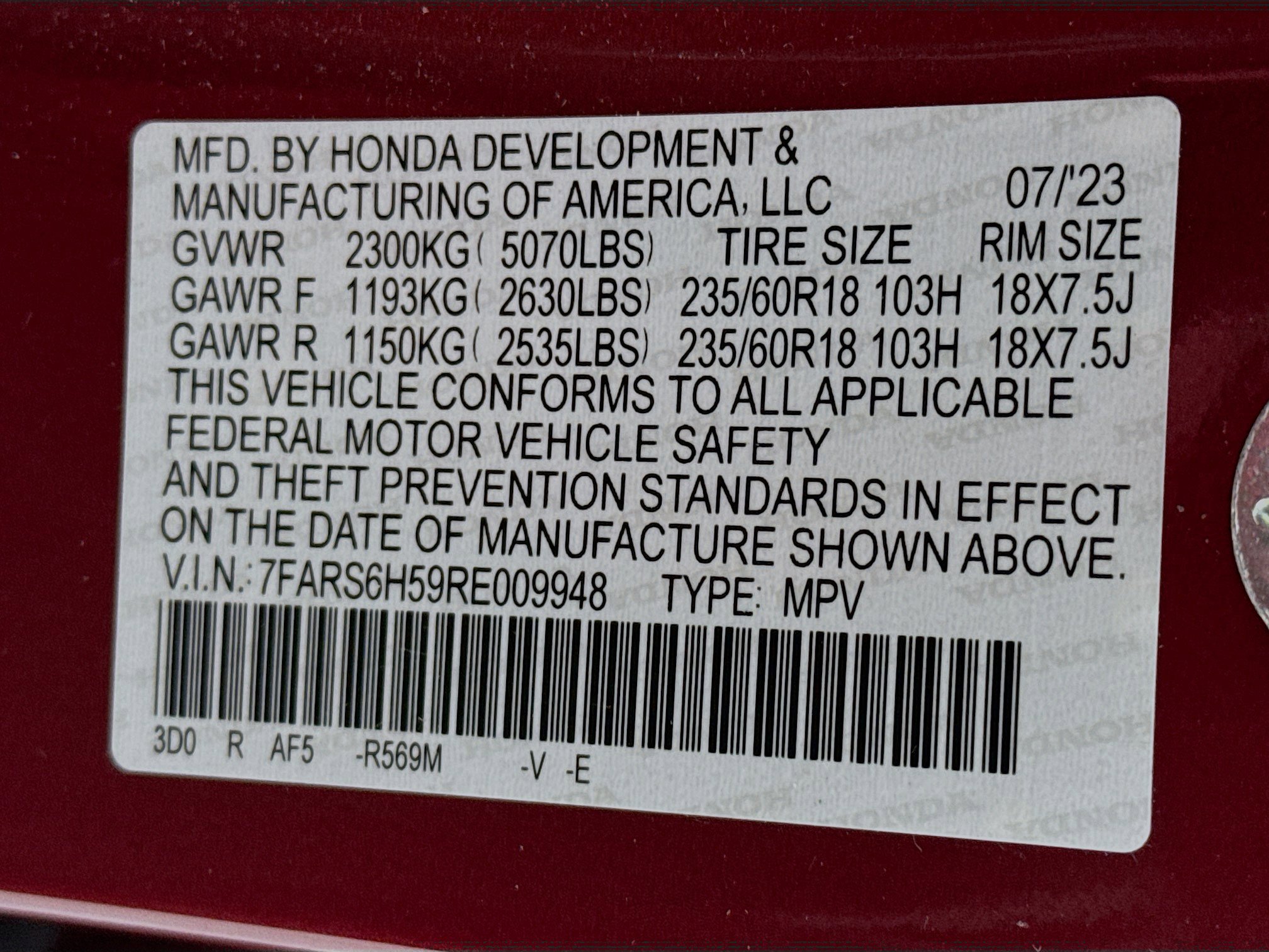 Certified 2024 Honda CR-V Sport image 31