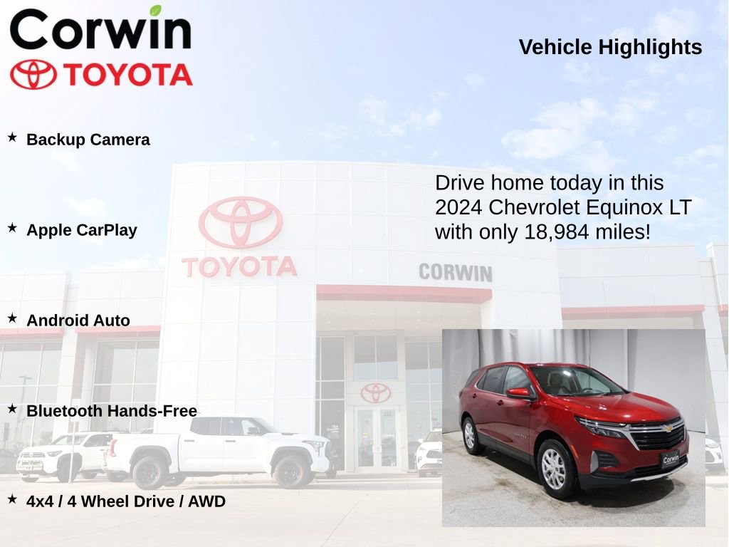 Used 2024 Chevrolet Equinox LT w/ LPO, Floor Liner Package image 7