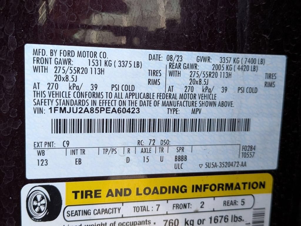 Used 2023 Ford Expedition Limited AWD/4WD image 33