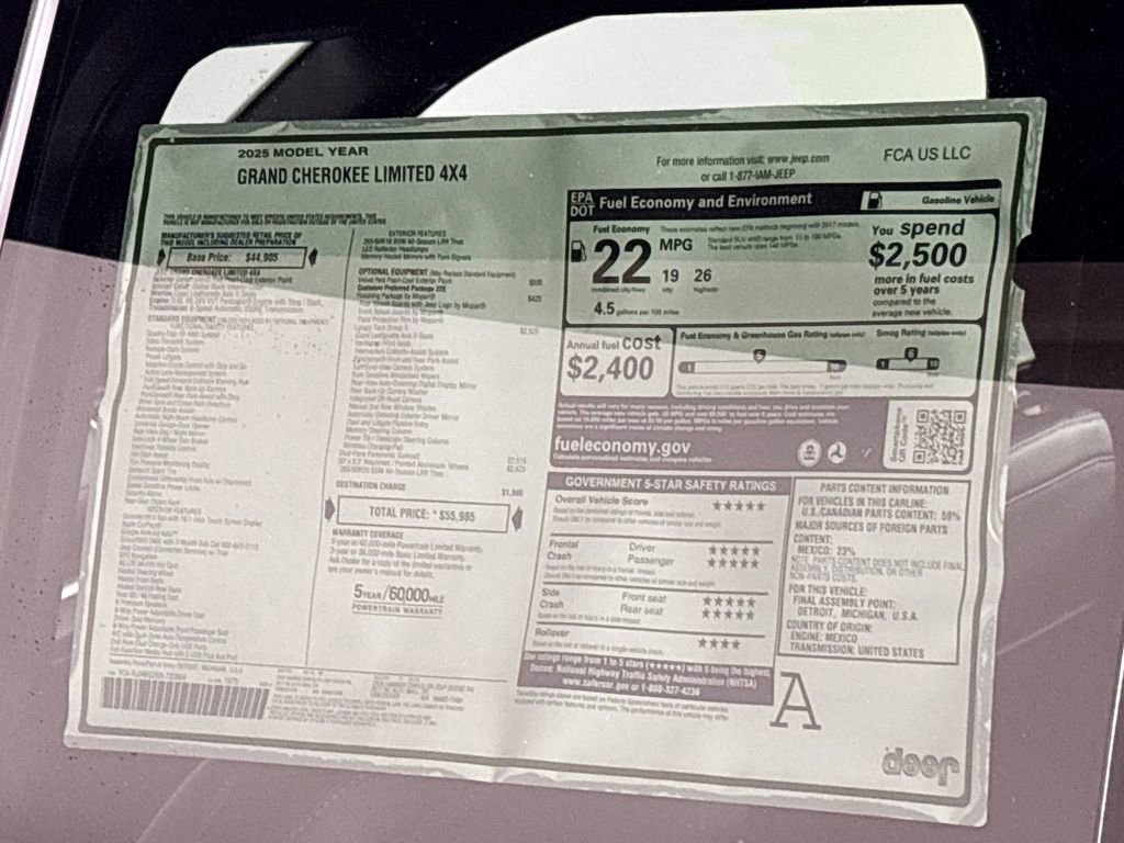 New 2025 Jeep Grand Cherokee Limited image 26