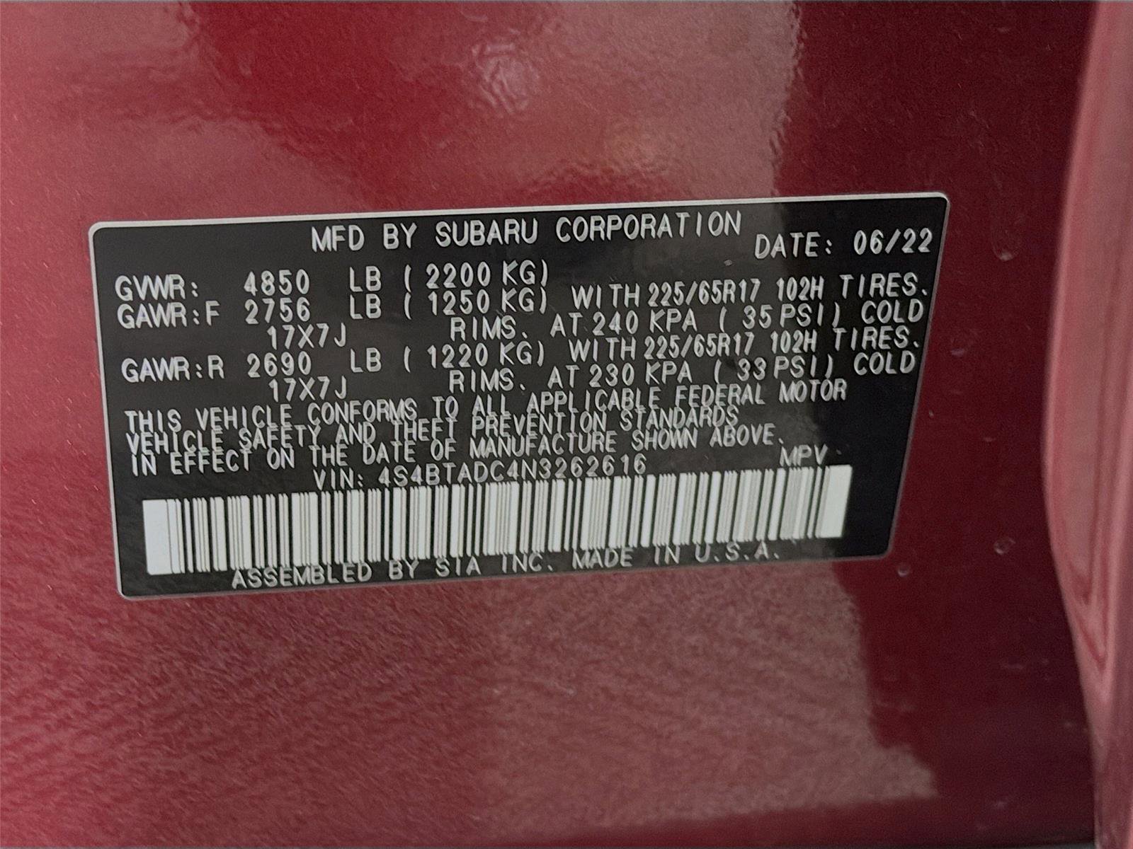 Used 2022 Subaru Outback Premium AWD/4WD image 31