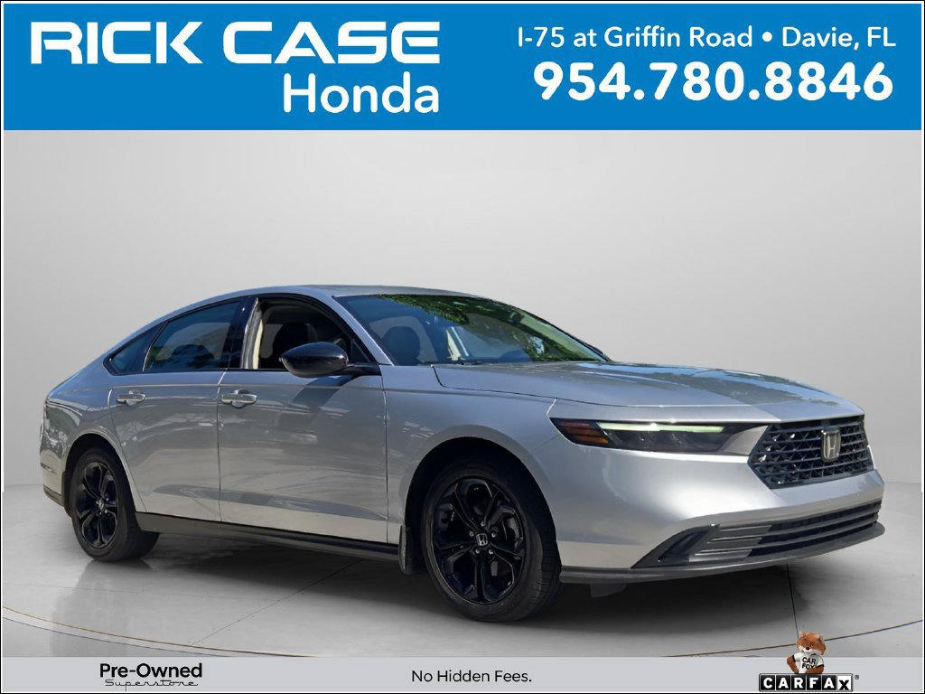 Certified 2025 Honda Accord SE