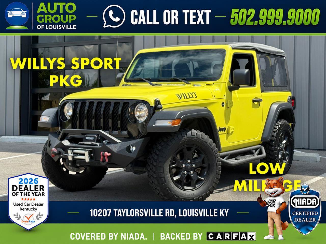 Used 2023 Jeep Wrangler Sport AWD/4WD image 1